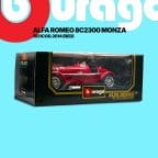 Burago 3014 Alfa Romeo 8C 2300 Monza Red 1931 1/18 Scale