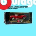 Burago 3010 Lancia Aurelia B24 Spider 1955 Red 1/18 Scale