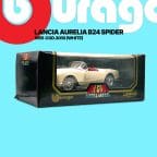 Burago 3010 Lancia Aurelia B24 Spider 1955 White 1/18 Scale