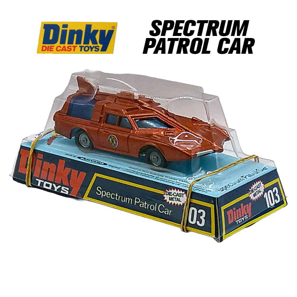 DINKY 103 Spectrum Patrol Car Repaint in Bronze