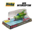 DINKY 359 UFO Interceptor Spaceship Mettalic Green Repaint