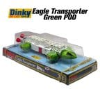 DINKY 359 Eagle Transporter White/Green POD Repaint
