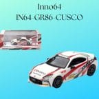 Inno64 IN64-GR86-CUSCO Toyota GR86 Tuned By Cusco 1/64 Scale
