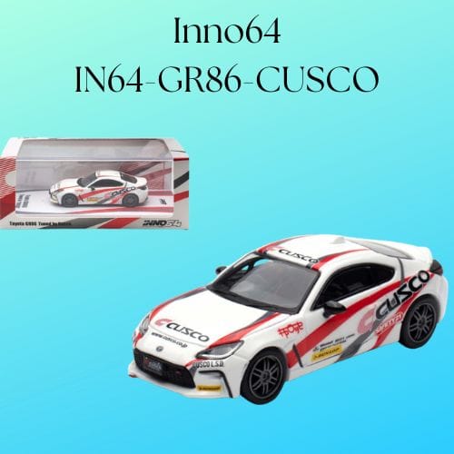 Inno64 IN64-GR86-CUSCO Toyota GR86 Tuned By Cusco 1/64 Scale