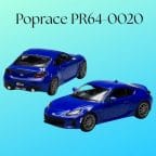 Poprace PR64-0020 Subaru BRZ In Sapphire Blue 1/64 Scale