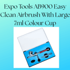 Expo Tools AB900 Easy Clean Airbrush With Large 7ml Colour Cup
