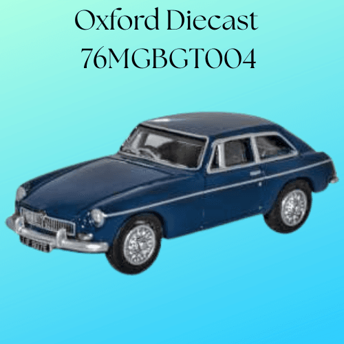 Oxford Diecast 76MGBGT004 Mineral Blue Mgbgt 1/76 Scale