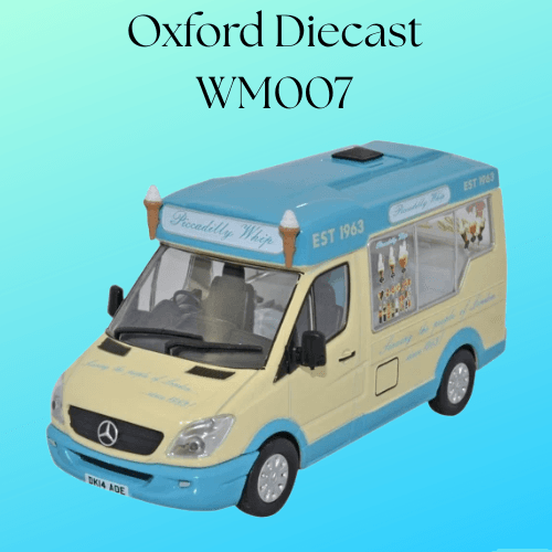 Oxford Diecast WM007 Whitby Mondial Ice Cream Piccadilly Whip 1/76 Scale