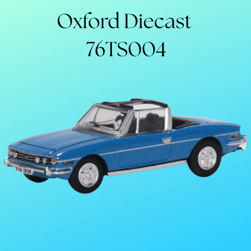 Oxford Diecast 76TS004 Triumph Stag Tahiti Blue 1/72 Scale