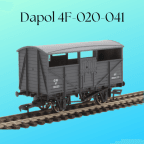 Dapol 4F-071-181 SR 37479 7-Plank Open Wagon Brown Weathered 1/76 Scale