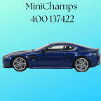 MiniChamps 400 137422 Aston Martin V8 Vantage Blue Metallic 1/43 Scale