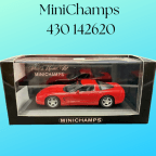 MiniChamps 430 142620 Chevrolet Corvette 1997 – Red 1/43 Scale