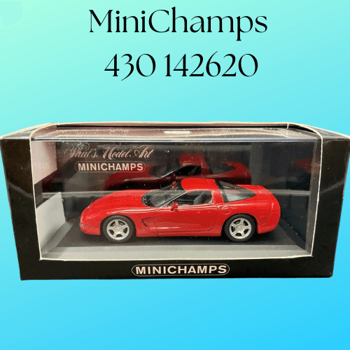 MiniChamps 430 142620 Chevrolet Corvette 1997 – Red 1/43 Scale