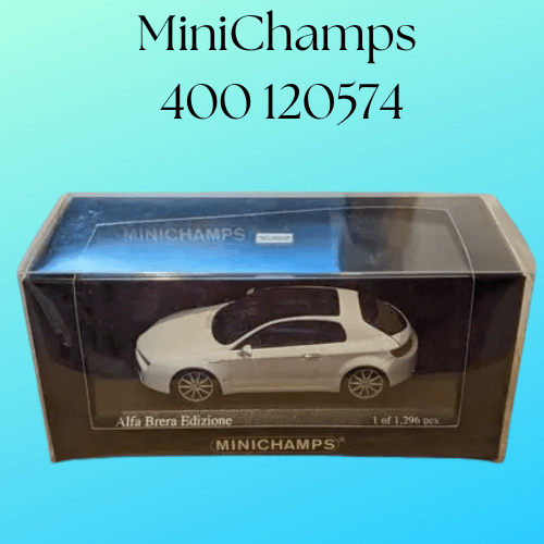 MiniChamps 400 120574 Alfa Romeo Brera Edizione White 1/43 Scale