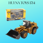 HUI NA TOYS 1714 Diecast Alloy Bulldozer 1/50 Scale