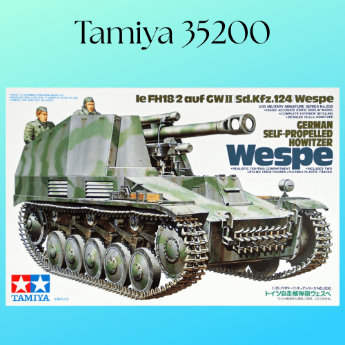 Tamiya 35200 German Sd.Kfz.124 Wespe 1/35 Scale