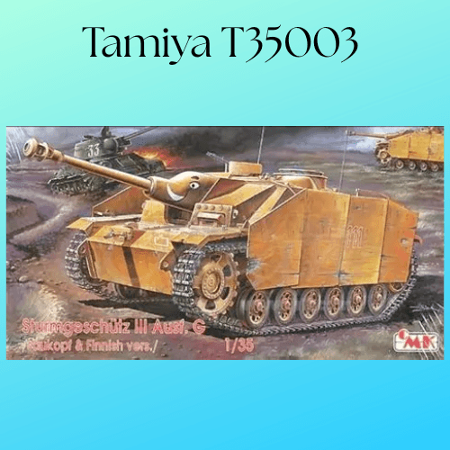 Tamiya T35003 Sturmgeschütz III Ausf. G Saukopf & Finnish Version 1/35 Scale