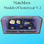 Matchbox Y-2 'Models Of Yesteryear' 1914 Prince Henry Vauxhall