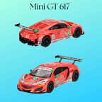 Mini GT 617 Acura NSX GT3 EVO22 #93 2023 IMSA Daytona 24 Hrs 1/64 Scale