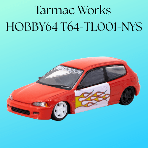 Tarmac Works HOBBY64 T64-TL001-NYS Honda Civic EG6 New York Sunshine - Limited Edition