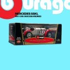 Burago 3002 Mercedes Benz SSKL 1931 Silver 1/18 Scale