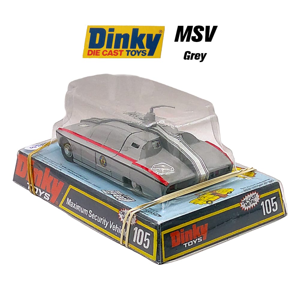 DINKY 105 Captain Scarlets Maximum Security Vehicle Grey Repaint