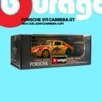 Burago 3360 Porche 911 Carrera GT 1993 Yellow 1/18 Scale