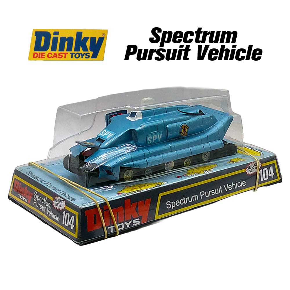 DINKY 104 Spectrum Pursuit Vehicle Black Base Original Paint - Image 2