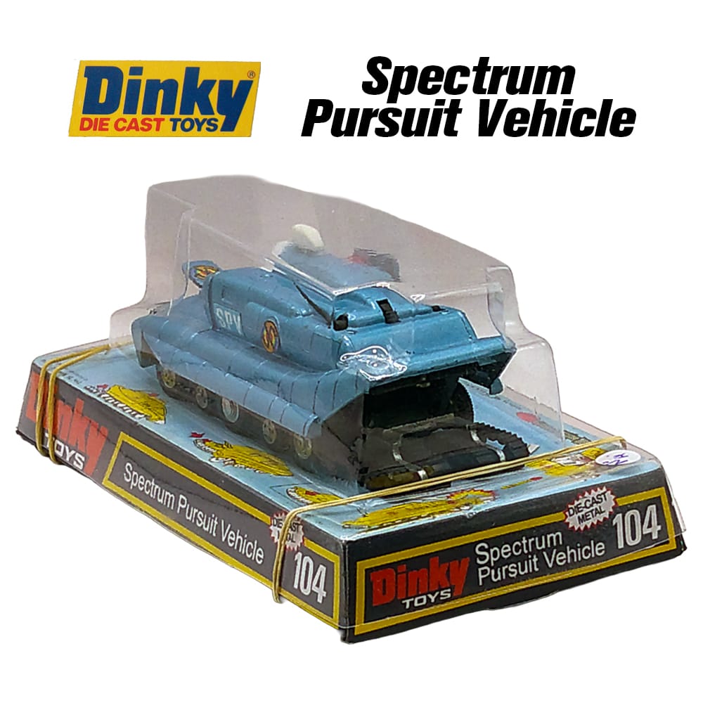 DINKY 104 Spectrum Pursuit Vehicle Black Base Original Paint - Image 4