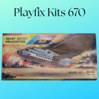 Playfix Kits 670 Giant Soviet Helicopter model 1/100 Scale
