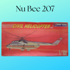 Nu Bee 207 Civil Helicopter Mi-6 1/100 Scale Model Kit