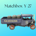 Matchbox Y-27 1992 Foden Steam Lorry Guinness Livery 'Models Of Yesteryear' 1/72 Scale
