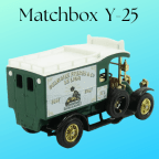 Matchbox Y-25 1910 Renault Type AG Delhaize Freres 'Models of Yesteryear' 1/38 Scale