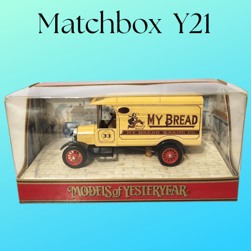 Matchbox Y21 1926 Ford Model TT Van "Models of Yesteryear" My Bread Livery 1/41 Scale