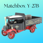 Matchbox Y-27B 1922 Foden Steam Wagon 'Models of Yesteryear' 1/72 Scale