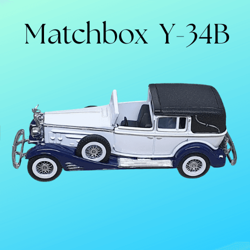 Matchbox Y-34B 1933 Cadillac 452 V16 1/43 Scale