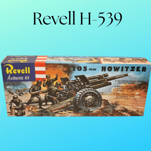Revell H-539 105mm Howitzer Kit 1/40 Scale