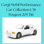 Corgi Mobil Performance Car Collection 1/36 Peugeot 205 T16