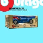 Burago 3005 Bugatti Type 59 1934 Blue 1/18 Scale
