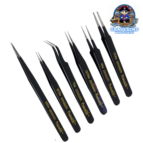 Expo Tools 79032 6pc Professional Tweezer Set