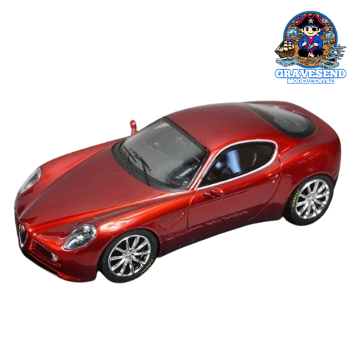 Spark S0396 Alfa Romeo 8C Coupe Red Metallic 2004 1/43 Scale