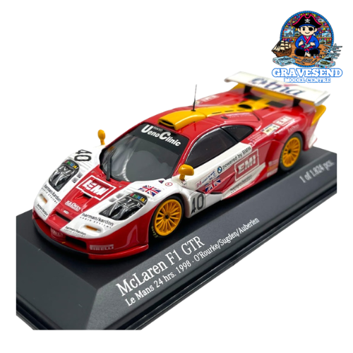 Minichamps 1/43 McLaren F1 GTR Le Mans 24 hrs. 1998 O'Rourke/Sugden/Auberlen