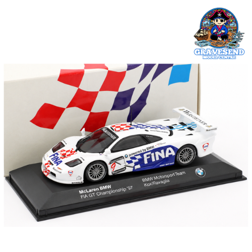Minichamps 80 42 9 422 198 1/43 Scale – McLaren BMW No.9 FIA GT Championship '97 Kox/Ravaglia