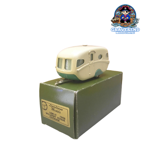 Lansdowne Models LDM17 1/43 1956 Willerby Vogue Caravan Cream / Green
