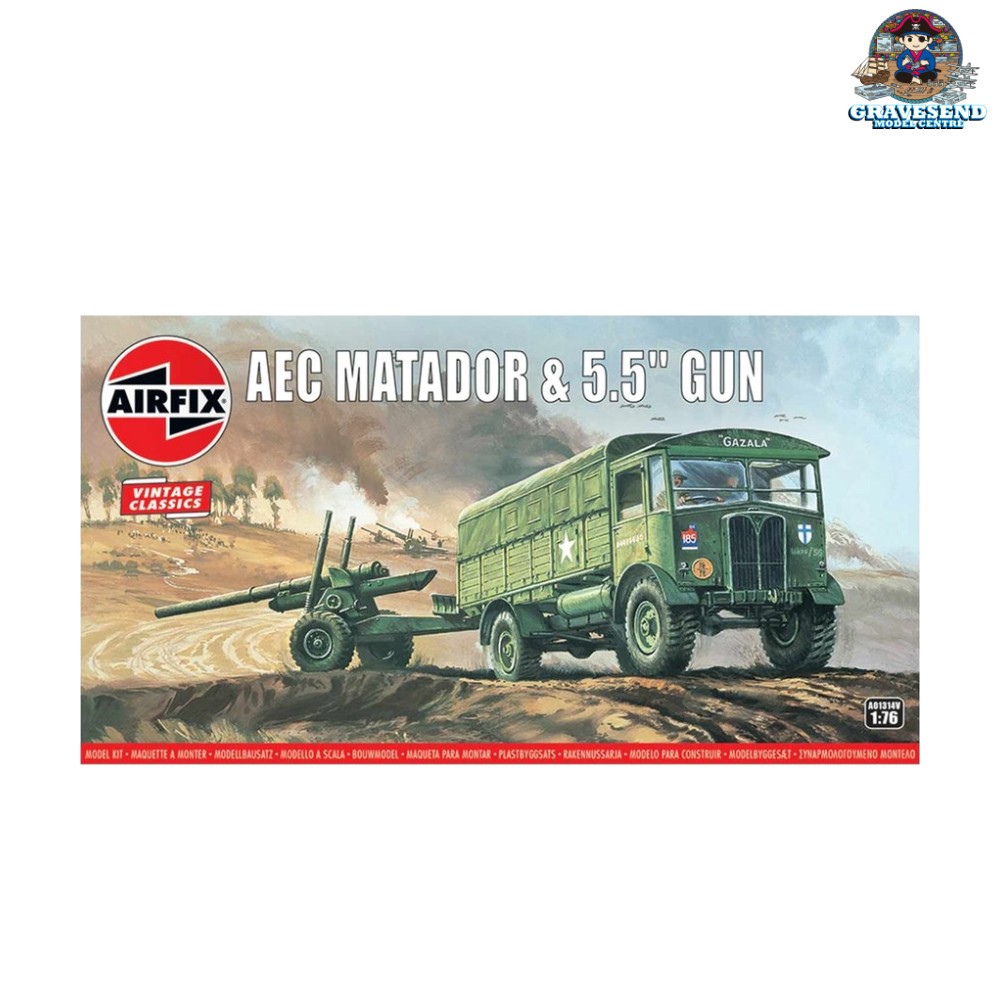 Airfix A01314V AEC Matador & 5.5inch Gun