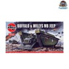 Airfix A02302V Buffalo & Willys MB Jeep