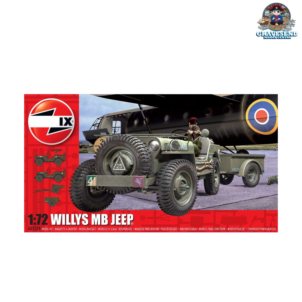 Airfix A55117A Gift Set - Willys MB Jeep