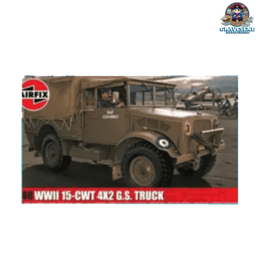 Airfix AX03313A WWII RAF 15-CWT 4X2 General Service Truck (Bedford MWD) 1/48