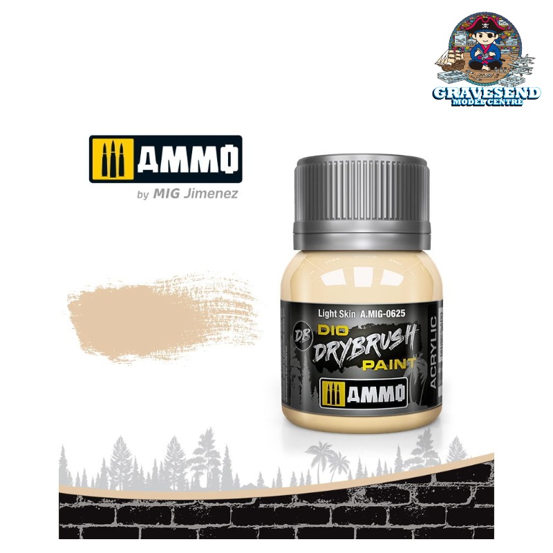 Ammo 0625 Dry Brush Paint - Light Skin