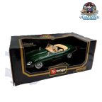 Bburago 1/18 3026 1961 JAGUAR E Cabriolet Green